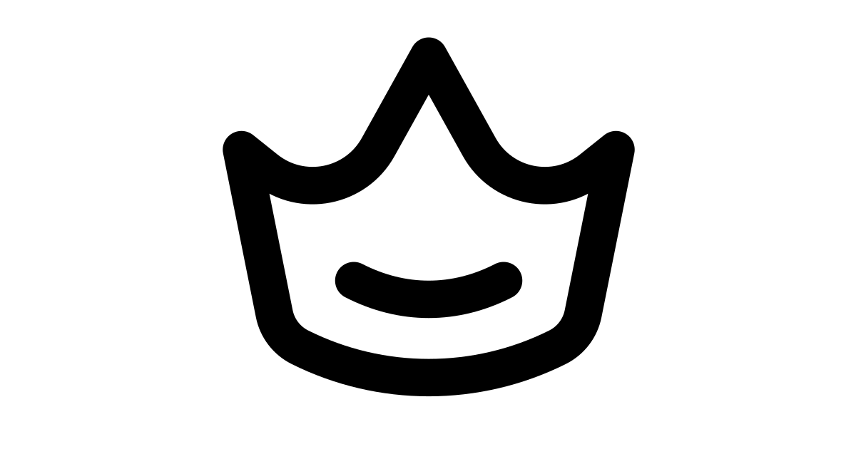 Crown Free Vector Icon Iconbolt