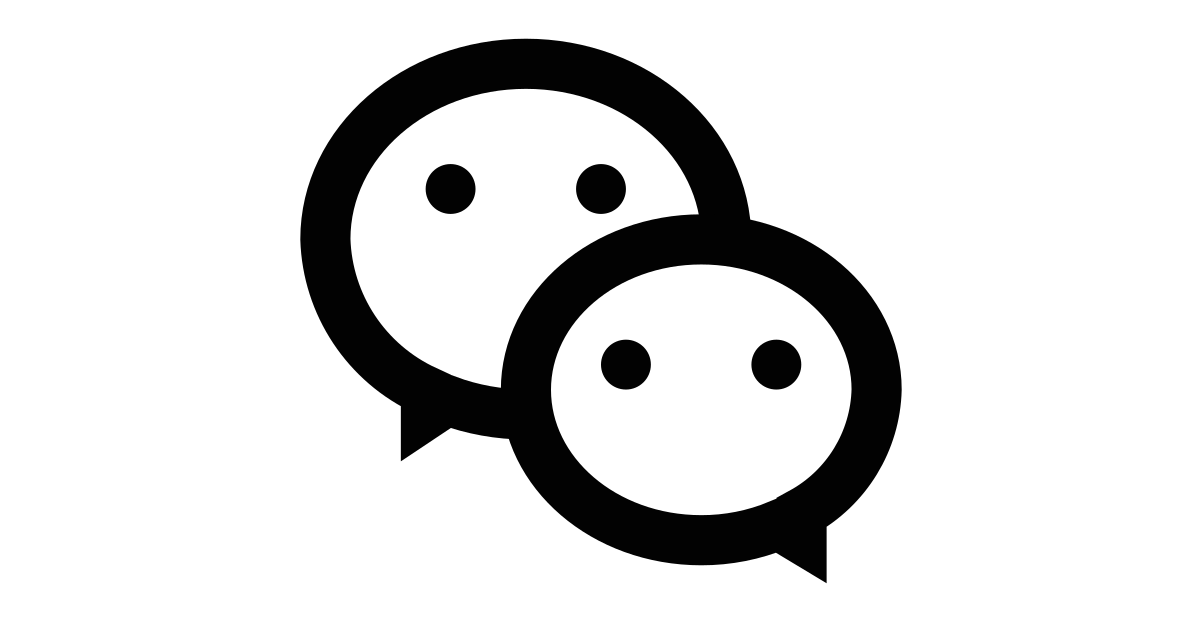 Wechat Free Vector Icon Iconbolt