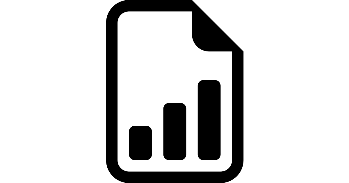 File Earmark Bar Graph Free Vector Icon Iconbolt