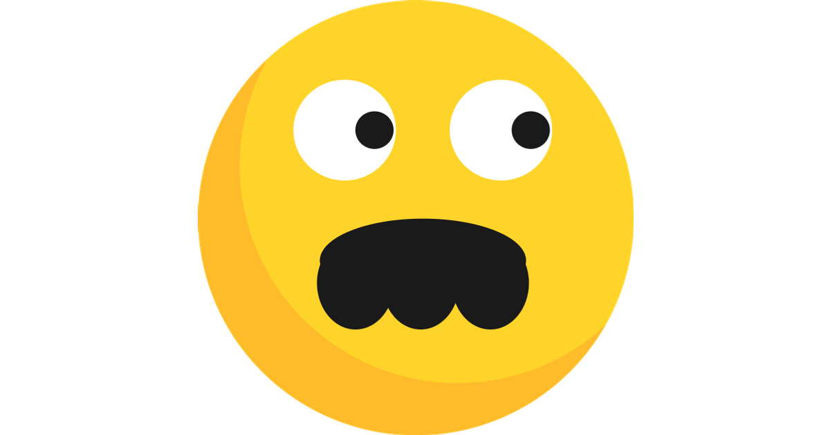 Emoji Emoticon Expression Wonder Free Vector Icon Iconbolt