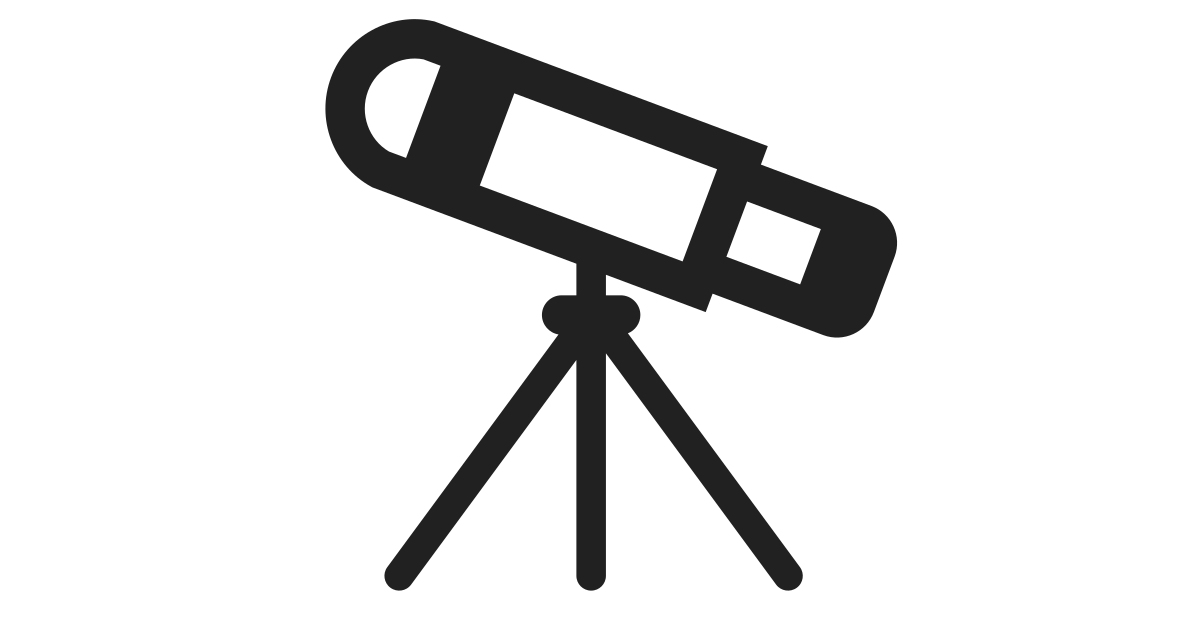 Telescope Free Vector Icon Iconbolt