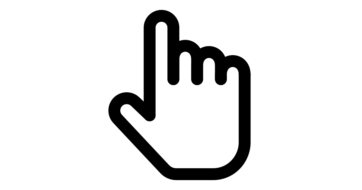 Open Select Hand Gesture Free Vector Icon Iconbolt