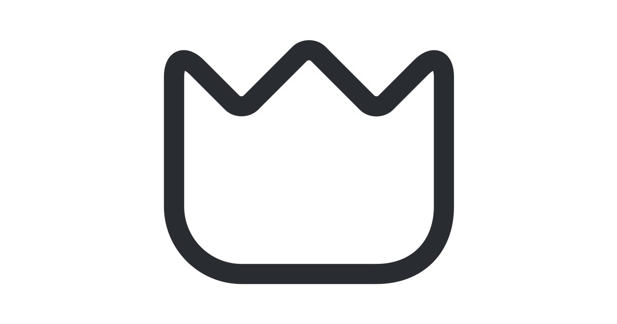 Crown Free Vector Icon Iconbolt