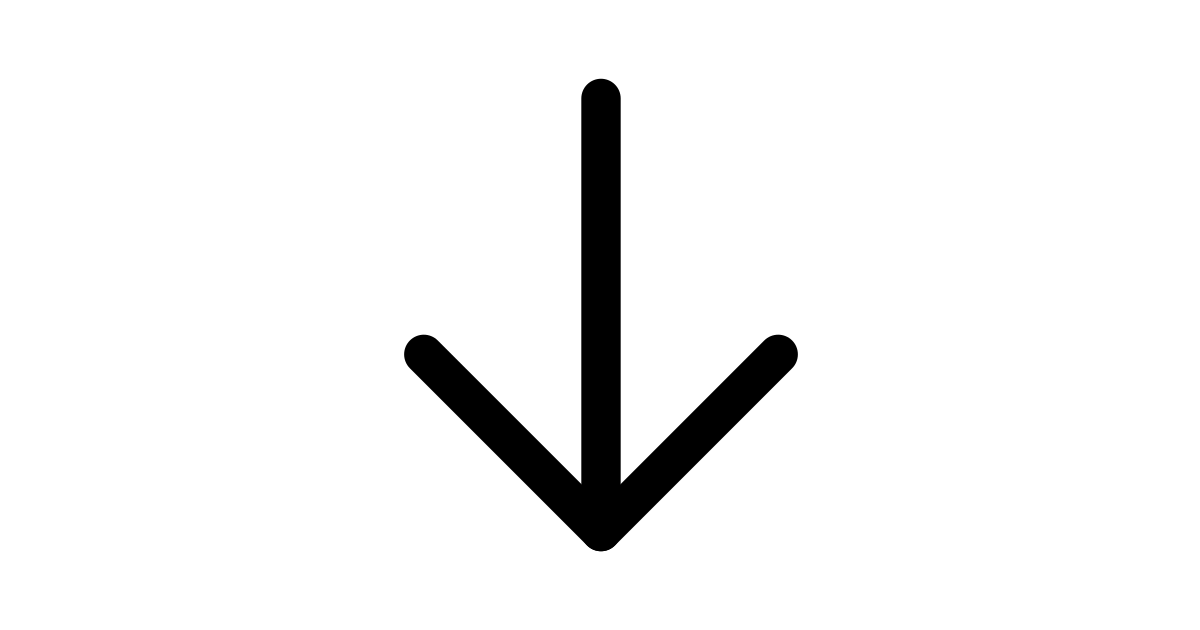 Arrow Down Free Vector Icon Iconbolt