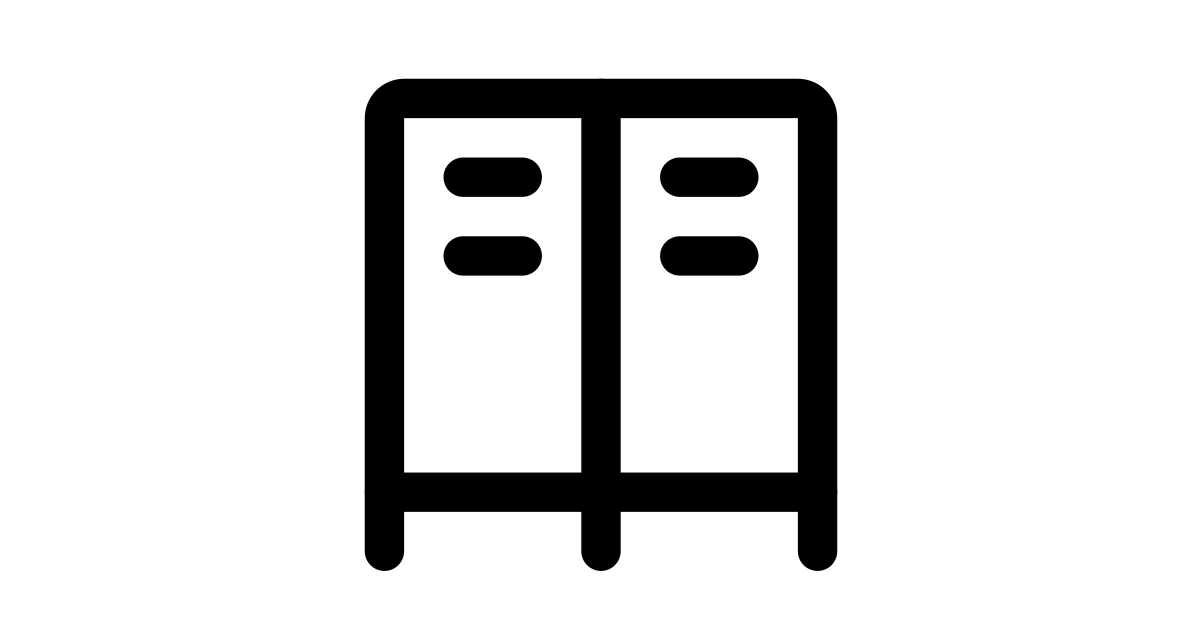 Lockers Free Vector Icon Iconbolt