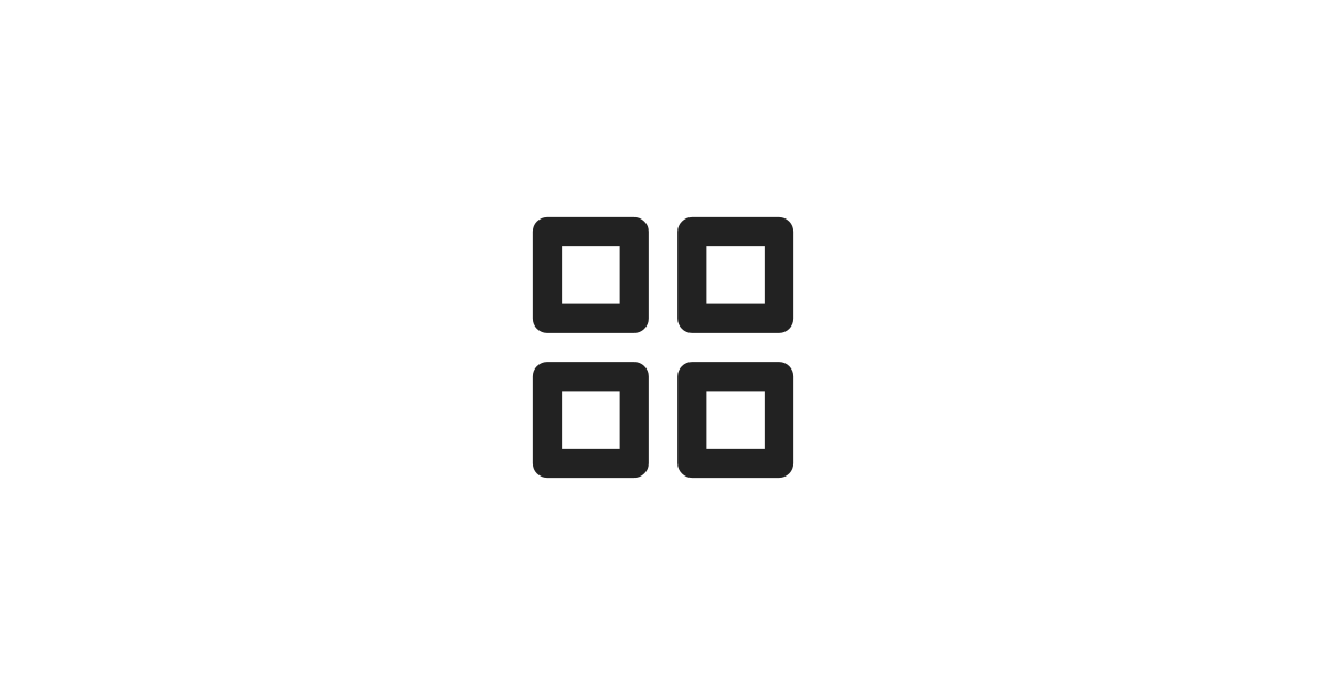 Four squares button of view options icon