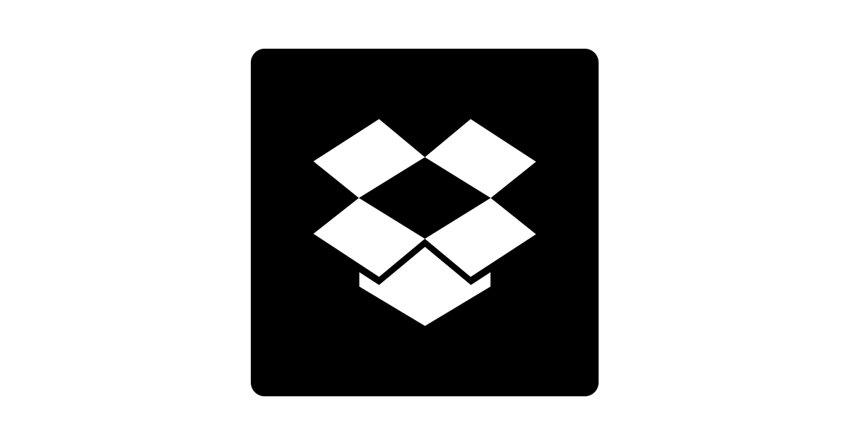 Download Dropbox square free vector icon - Iconbolt