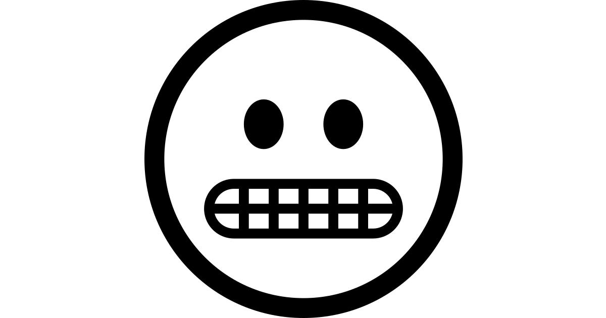 Emoji grimace free vector icon - Iconbolt