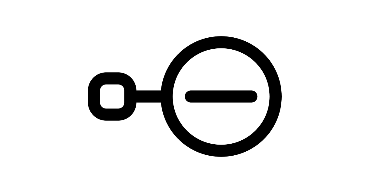 Node minus free vector icon - Iconbolt