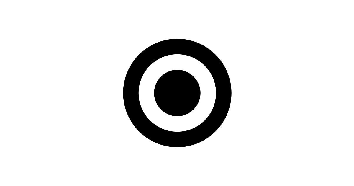 Radio circle marked free vector icon - Iconbolt