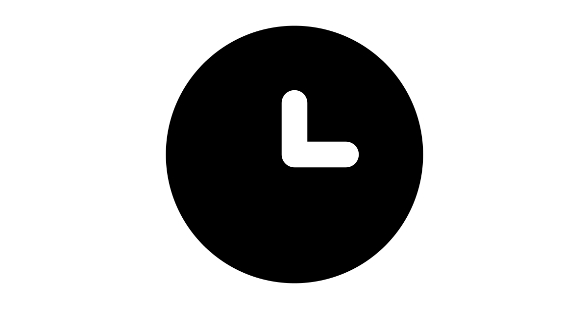 Clock Icon Vector Png