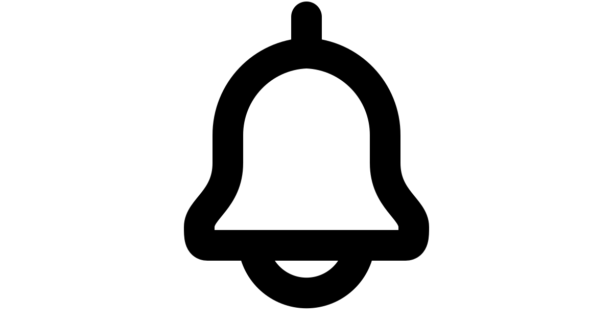 Bell free vector icon - Iconbolt