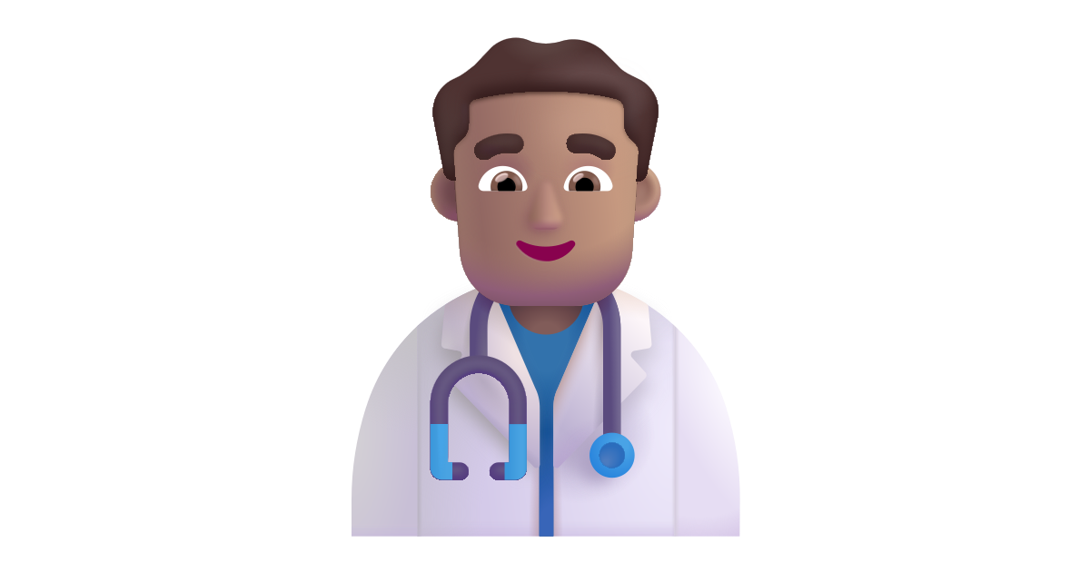 Man Health Worker Medium Free Vector Icon Iconbolt