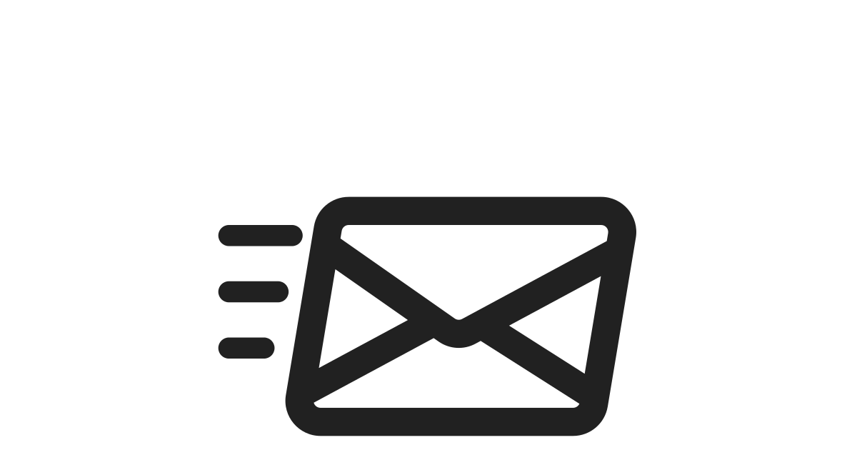 Incoming envelope free vector icon - Iconbolt