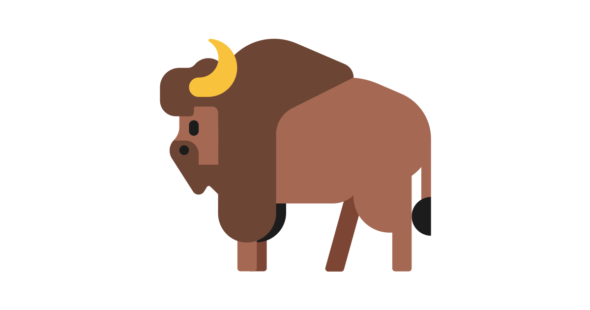 Bison free vector icon - Iconbolt