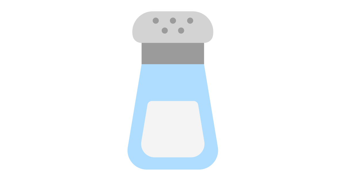 Salt free vector icon - Iconbolt