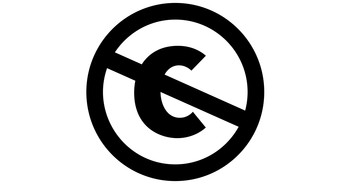 Creative commons pd free vector icon - Iconbolt