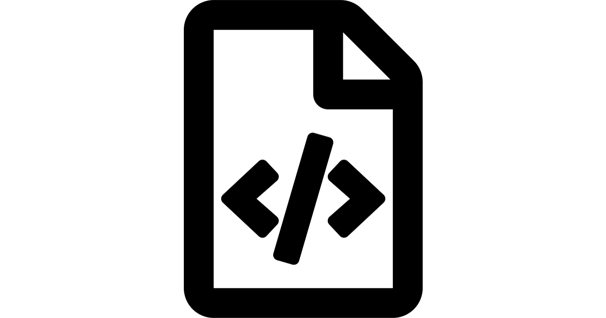 Download File code free vector icon - Iconbolt