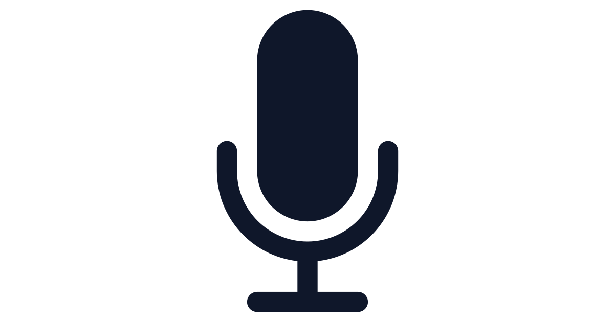 Microphone free vector icon - Iconbolt