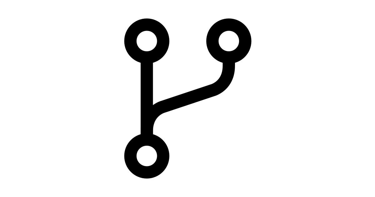 Git fork free vector icon - Iconbolt