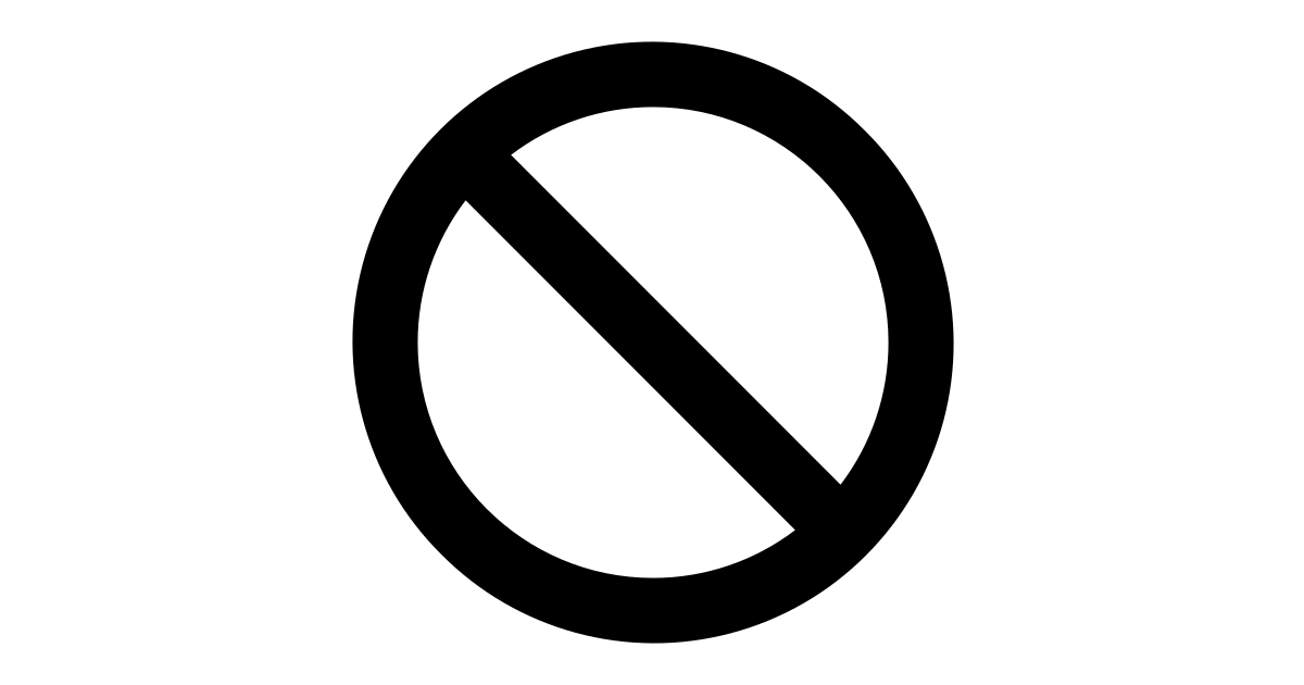 Ban free vector icon - Iconbolt