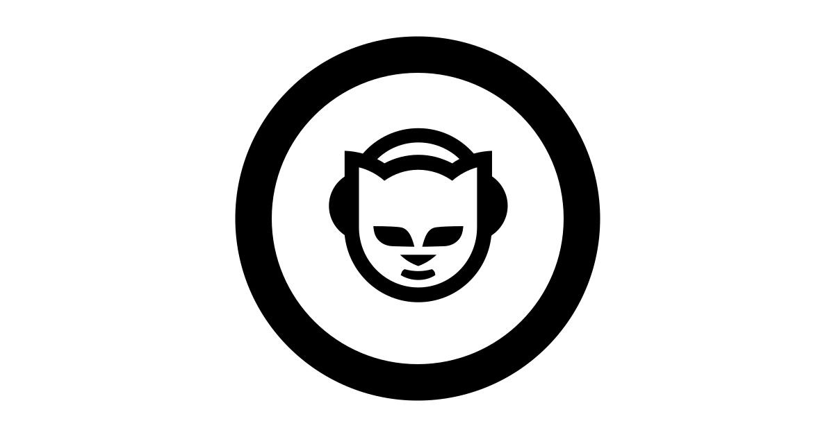 Napster circle free vector icon - Iconbolt