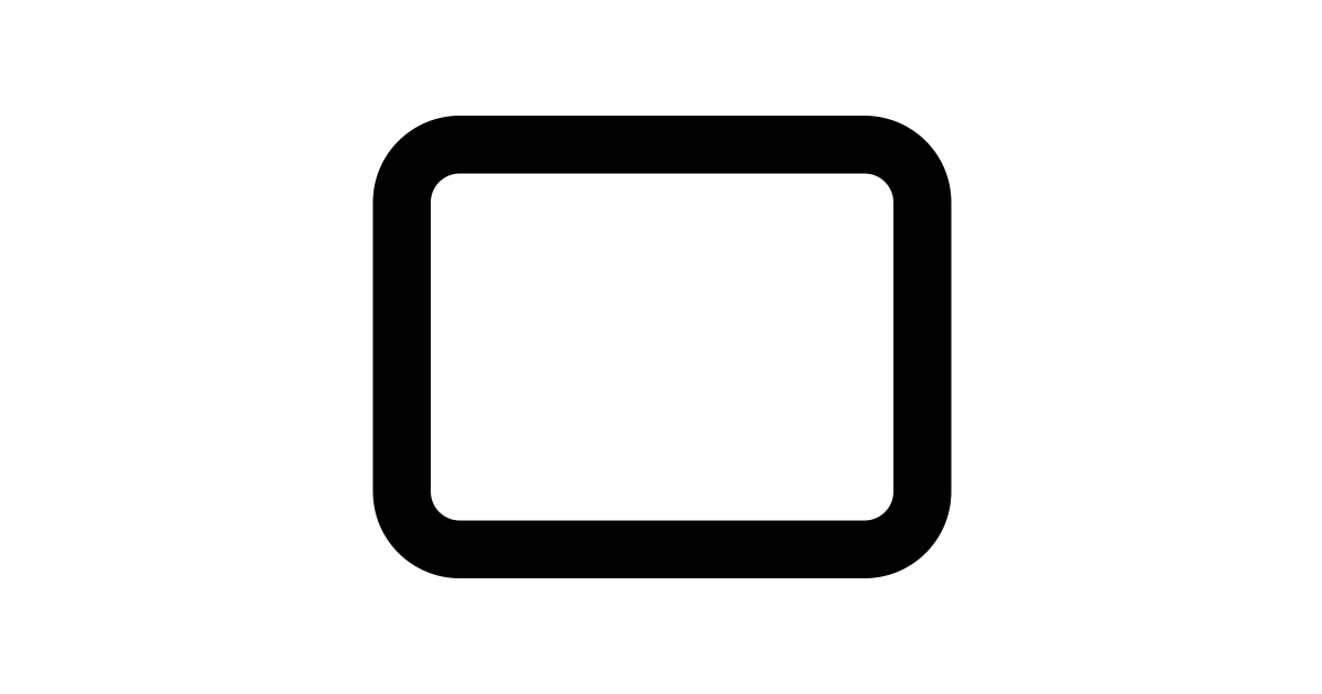 Rectangle Free Vector Icon - Iconbolt