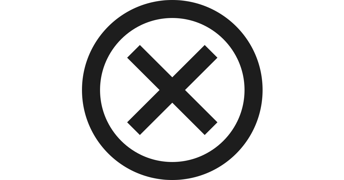 Cancel free vector icon - Iconbolt