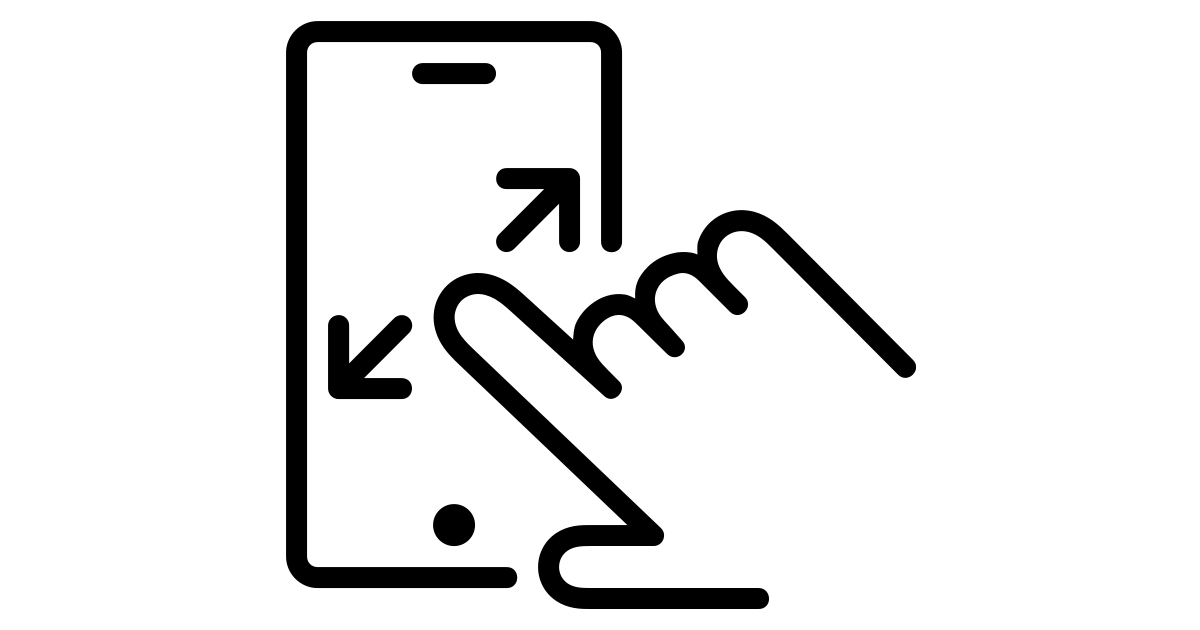 Touch swipe free vector icon - Iconbolt