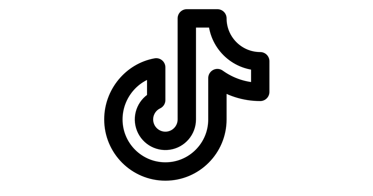 Tiktok logo free vector icon - Iconbolt