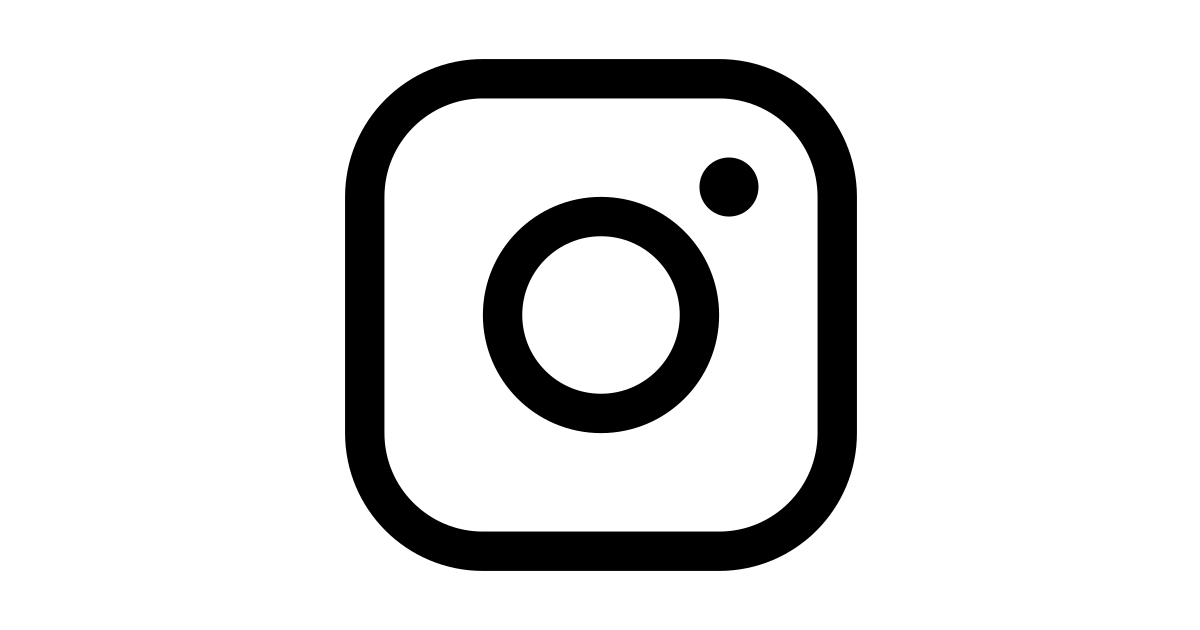 instagram icon black transparent