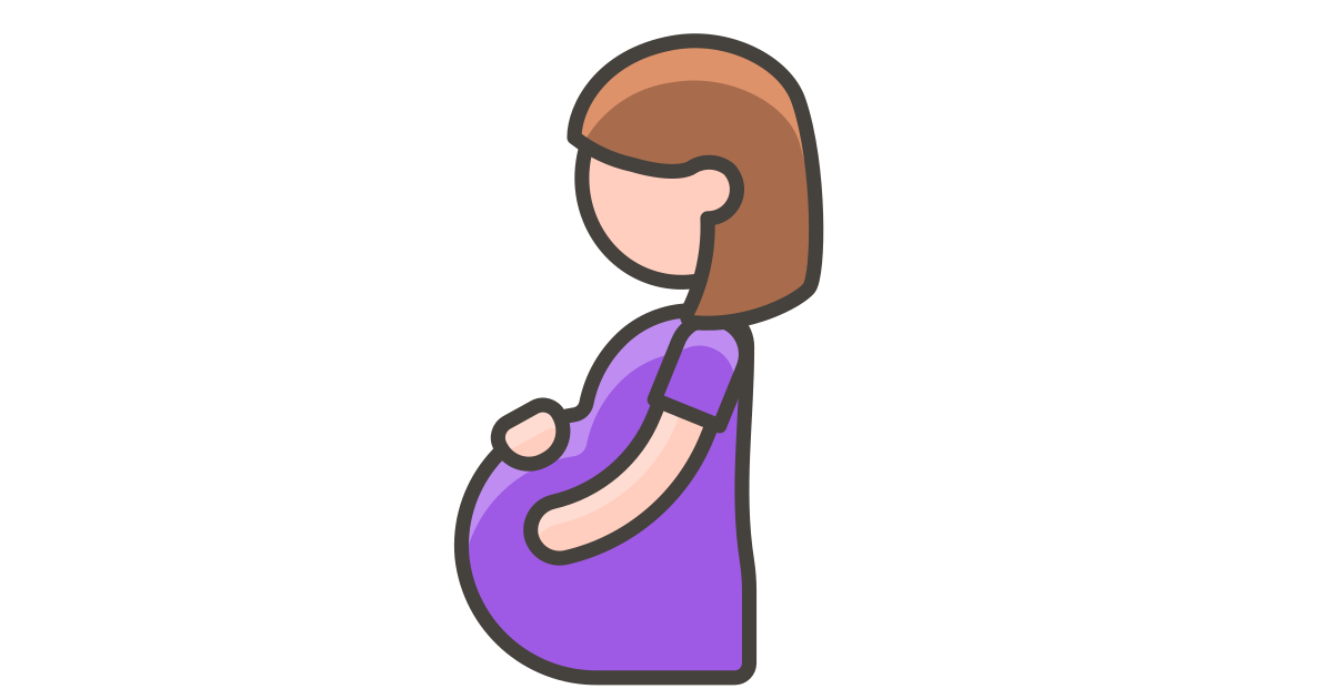 Pregnant woman 2 free vector icon - Iconbolt