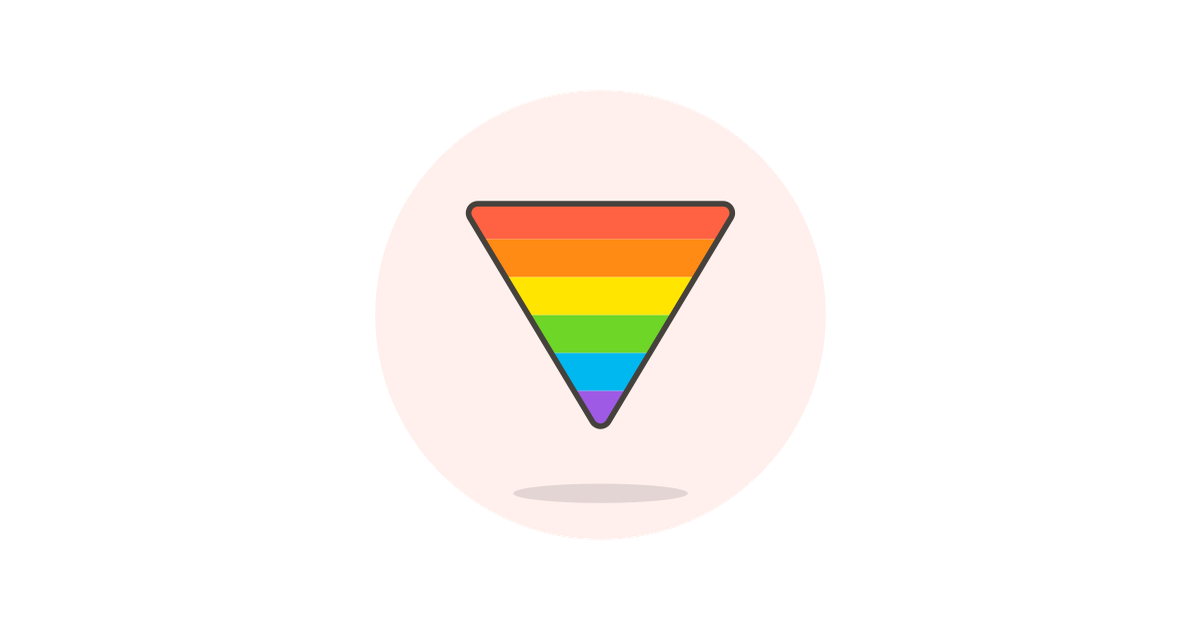 Sign Lesbian Triangle Lgbtq Free Vector Icon Iconbolt