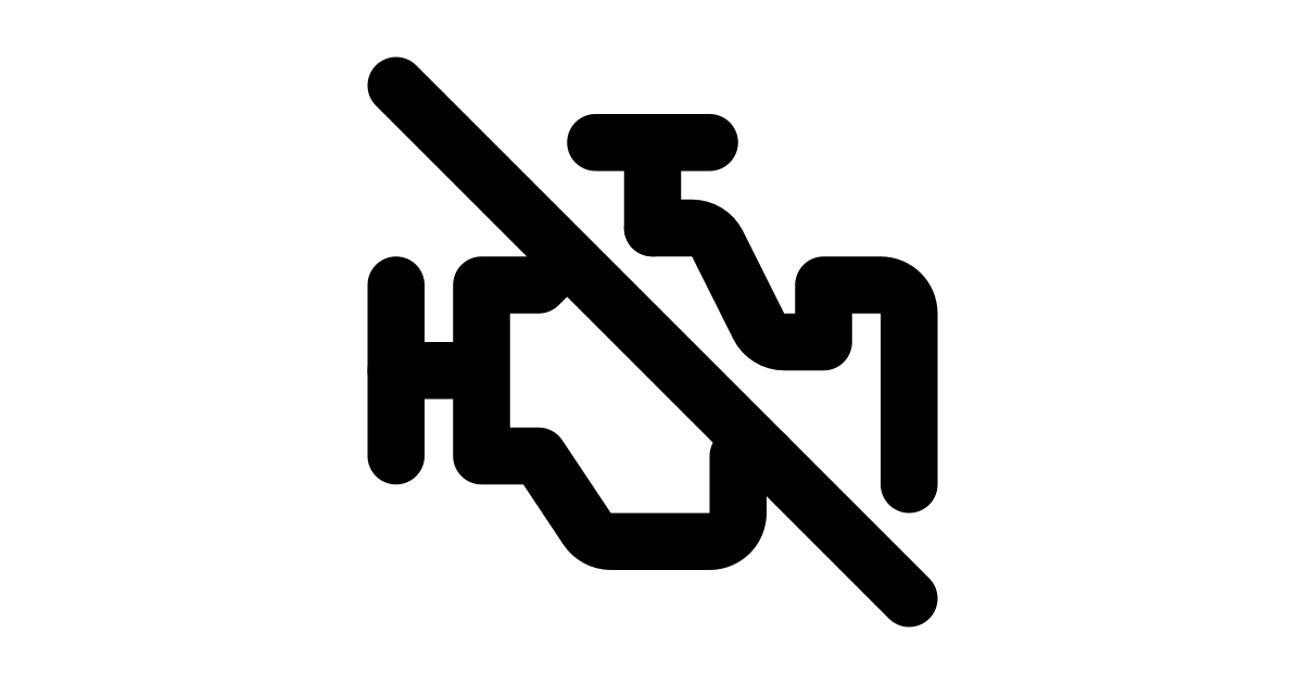 Engine off free vector icon - Iconbolt