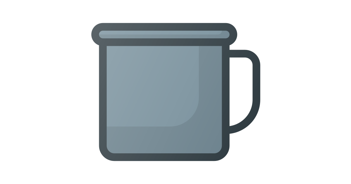 Travel tourism camping cup drink free vector icon - Iconbolt