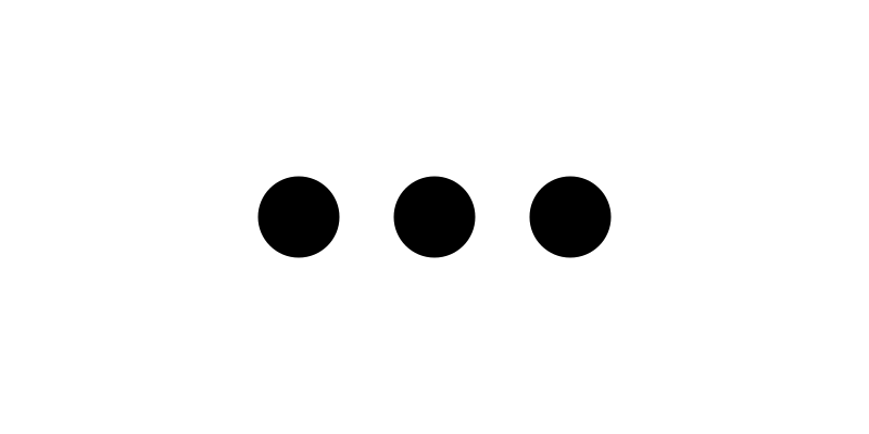 Three dots free vector icon - Iconbolt