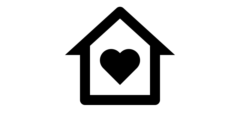 Download Home Heart Free Vector Icon Iconbolt